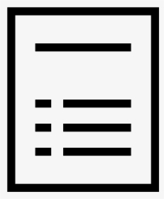 Purchase Order Icon - Monochrome, HD Png Download, Free Download
