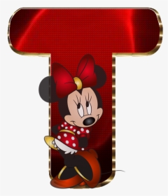 Minnie Mouse With Red Background, HD Png Download, Free Download