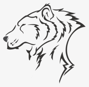 Transparent Tribales Png - Tribal Bear Head Drawing, Png Download, Free Download