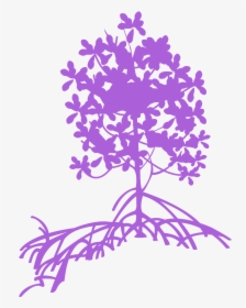 Silhouette Mangrove Png, Transparent Png, Free Download