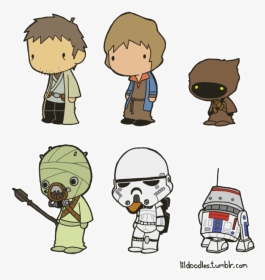 Transparent Doodles Clipart - Star Wars Lil, HD Png Download, Free Download