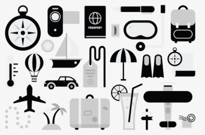 Travel Wedding Icons , Png Download - Travel Gear Icon, Transparent Png, Free Download