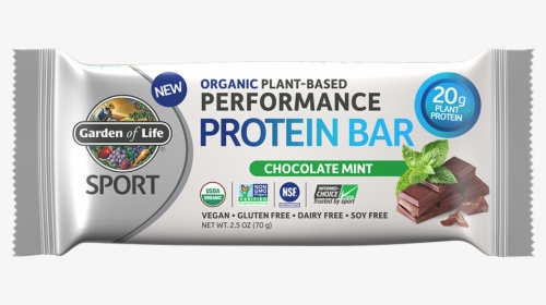 Sport Organic Plant Based Performance Protein Bars - Garden Of Life Bars, HD Png Download, Free Download