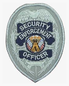 Security Enforcement Officer Chest Emblem " title="security - Security Enforcement Velcro Patch, HD Png Download, Free Download