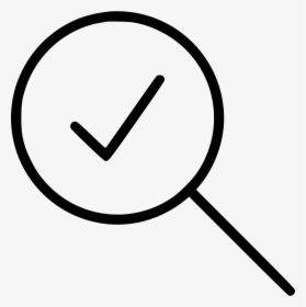 Png File Magnifying Glass Icon Thin - Magnifying Glass Png Icon, Transparent Png, Free Download