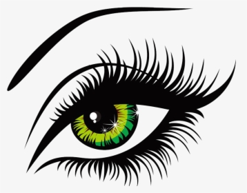 Eyes Clip Art Free Download - Eye With Lashes Png, Transparent Png, Free Download