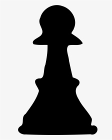 Silhouette,neck,black And White - Pawn, HD Png Download, Free Download