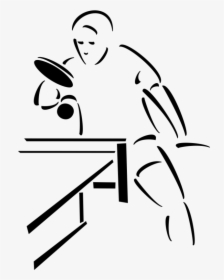 Ping Pong Paddles & Sets Table Clip Art - Table Tennis Clip Art, HD Png Download, Free Download