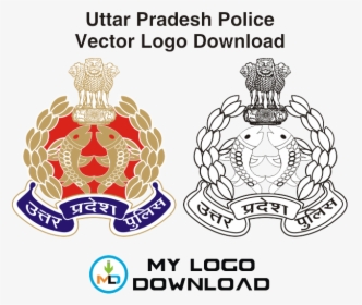 Up Police Logo Hd, HD Png Download, Free Download