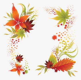 Transparent Fall Leaves Falling Png - Autumn Leaves Frames Transparent Background, Png Download, Free Download