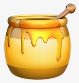 ❁ Honey Pot Emoji 🍯 - Honey Emoji Png, Transparent Png, Free Download