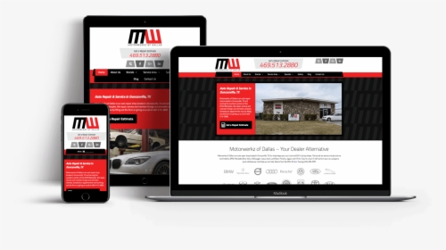 Auto Repair Seo Web Design - Responsive Web Design, HD Png Download, Free Download