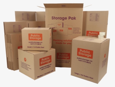 Storage Pak - Public Storage Box Sizes, HD Png Download, Free Download