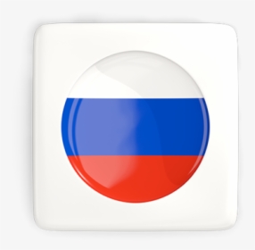 Square Icon With Round Flag - Circle, HD Png Download, Free Download