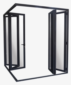Glass Folding Door/aluminium Double Glazed Windows - Door, HD Png Download, Free Download