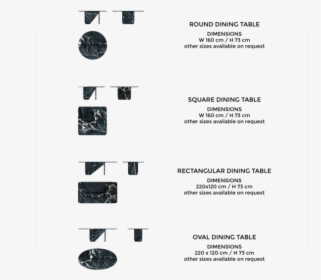 Marble Table Black Portoro Round Square Rectangular - Electronics, HD Png Download, Free Download