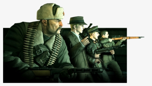 Análisis De Sniper Elite - Nazi Zombies Secret Characters, HD Png Download, Free Download