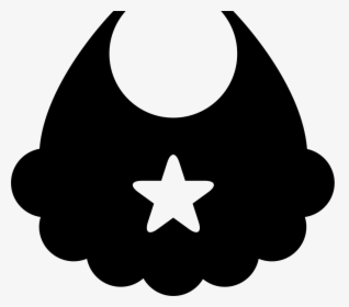Female Baby Bib With A Little Star - Monster Barrels Design Logo, HD Png Download, Free Download