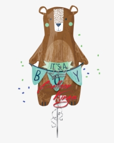 Its A Boy Bear - We Can Bearly Wait, HD Png Download, Free Download