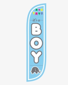 5ft It"s A Boy Feather Flag Baby Blue - Illustration, HD Png Download, Free Download