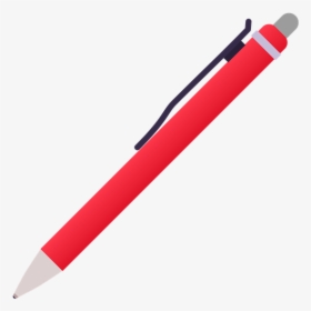 Pen, Expression, Write, Letters, Rows, Click - Color Pencil Red Png, Transparent Png, Free Download