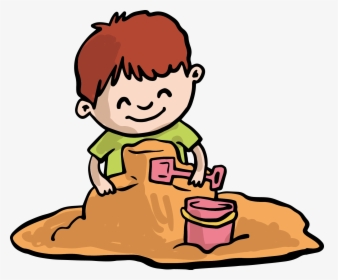 Transparent Download Clipart - Playing With Sand Clipart, HD Png Download, Free Download