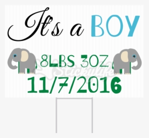 It"s A Boy Yard Sign - Blossom, HD Png Download, Free Download