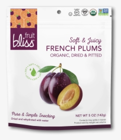 Fruit Bliss Organic French Agen Plums Organic Snacks - Fruit Bliss Organic Tart Cherries, HD Png Download, Free Download
