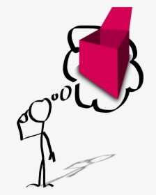 Empty Box Thinking - Thought Clip Art, HD Png Download, Free Download