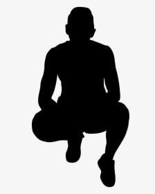 Squatting Silhouette, HD Png Download, Free Download