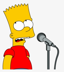 Bart Simpson Microphone, HD Png Download, Free Download