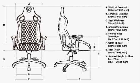- Chair Structure - Cougar Armor S Dimensions, HD Png Download, Free Download