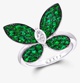 Graff Pave Butterfly Ring, HD Png Download, Free Download