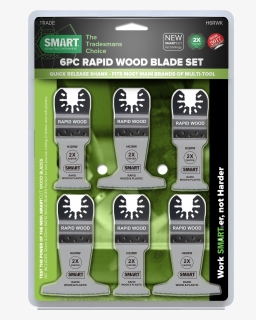 The 6 Piece Rapid Wood Blade Set - Smart Rapid Wood Blade Set, HD Png Download, Free Download