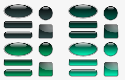 Button, Icon, Oblong, Square, About, Oval, Green, Shiny - Shiny Button Oval, HD Png Download, Free Download