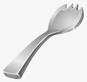 Fork, Metallic, Steel, Kitchen Utensils, Tools, Cutlery - Spork Clipart, HD Png Download, Free Download