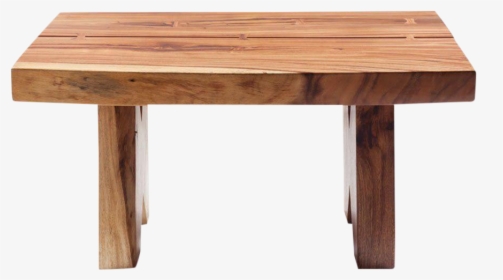 Live Edge Coffee Table - Wood Table Front, HD Png Download, Free Download
