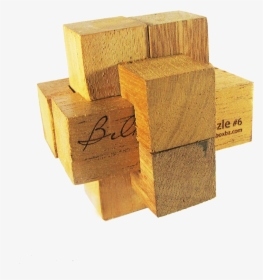 Gage Puzzle -six Pieces - Plywood, HD Png Download, Free Download