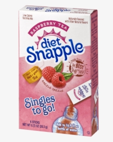 Diet Snapple Raspberry Tea Singles To Go - Breakfast Cereal, HD Png Download, Free Download