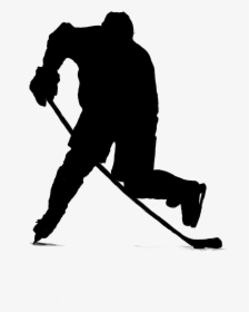 Ice Hockey Silhouette Clip Art Player - Ice Hockey Silhouette, HD Png Download, Free Download