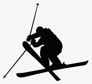 Freestyle Skier Silhouette Png, Transparent Png, Free Download