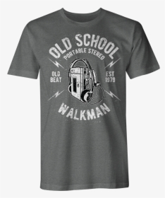 Old School Walkman - Walkman Tshirt, HD Png Download, Free Download