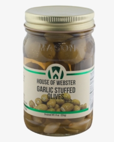 Garlic Stuffed Olives - Fruit Preserves, HD Png Download, Free Download