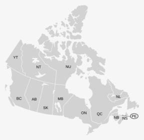 Map Of Canada Svg, HD Png Download, Free Download