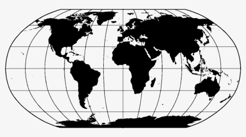 Transparent Map Of The World Png - Black World Map Logo, Png Download, Free Download