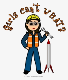 Stem Clipart Woman Engineer - Women's Engineering Day, HD Png Download, Free Download