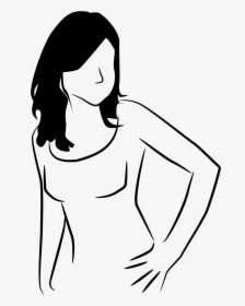 Free Line Woman Susan - Woman Clipart Line, HD Png Download, Free Download