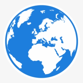 Globe Blue 03 Boxed - World Map Globe Png, Transparent Png, Free Download