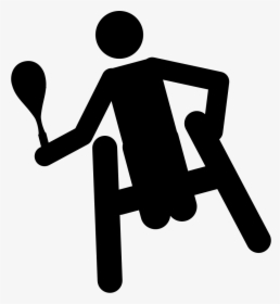 Paralympic Tennis Player - Paralympic Png, Transparent Png, Free Download