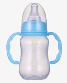 Milk Pacifier Baby Bottle - Transparent Feeding Bottle Png, Png Download, Free Download